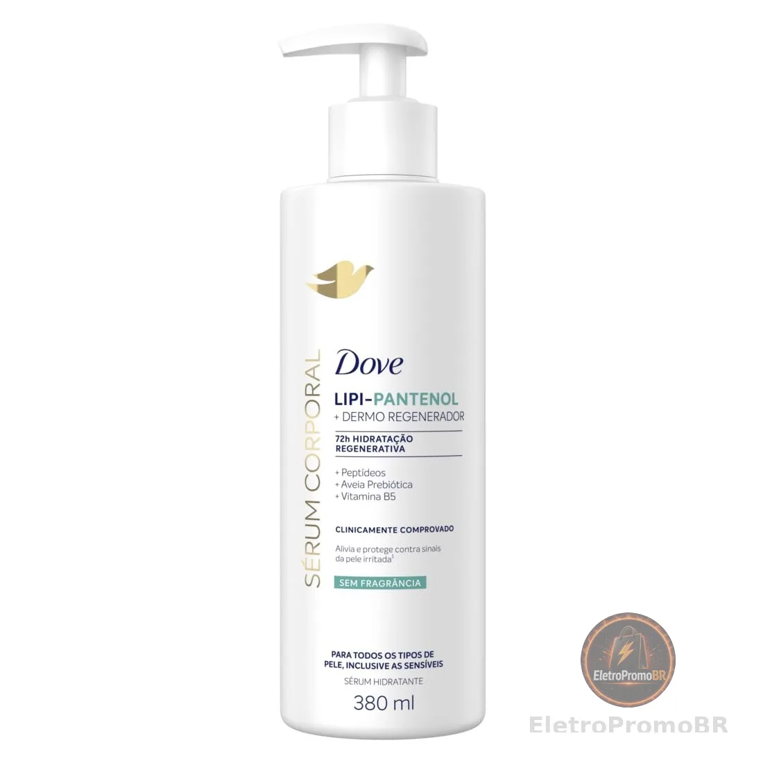 Dove Sérum Hidratante Corporal Lipi-Pantenol + Dermo Regenerador 380ml