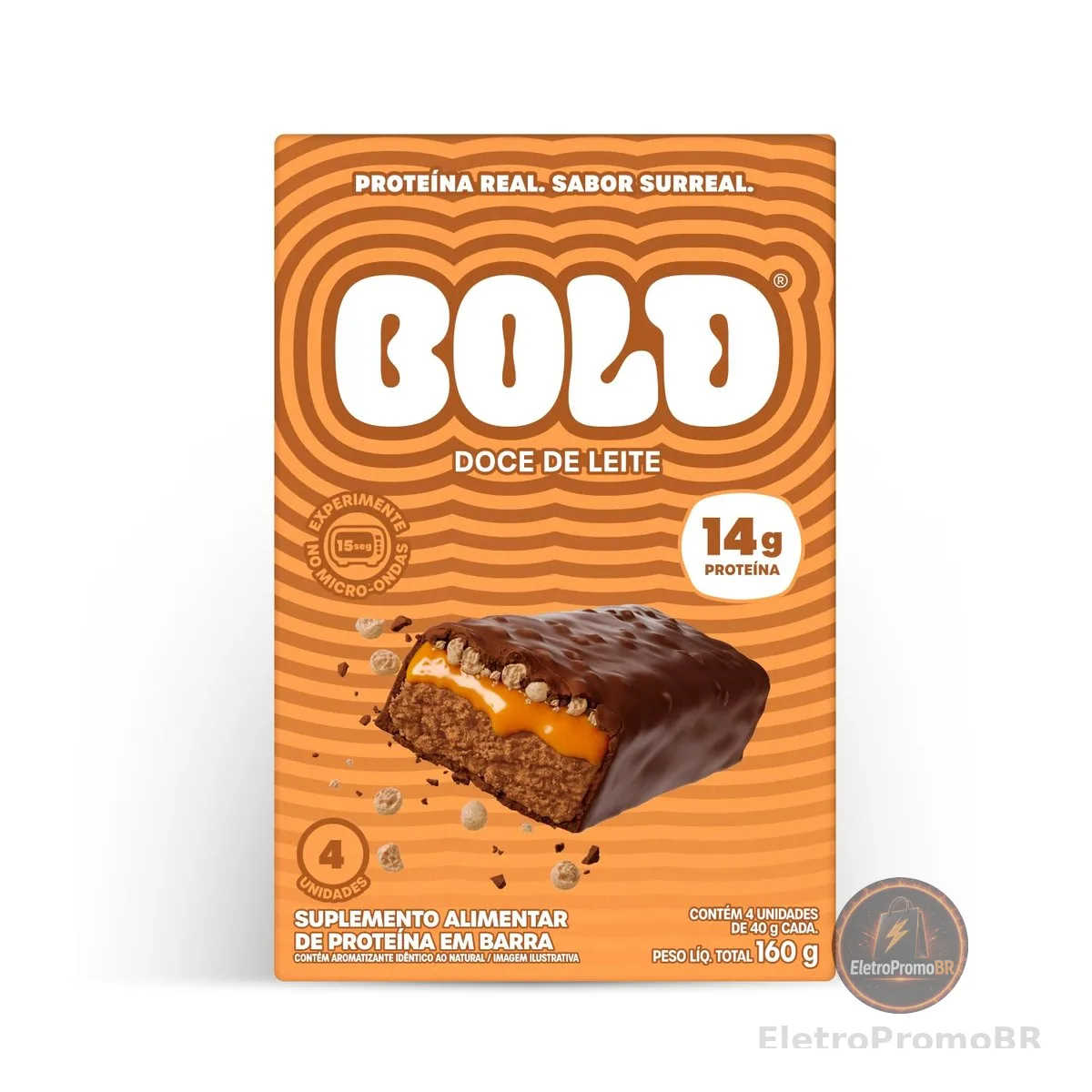 BOLD Doce de Leite 14g Kit com 4 Unidades
