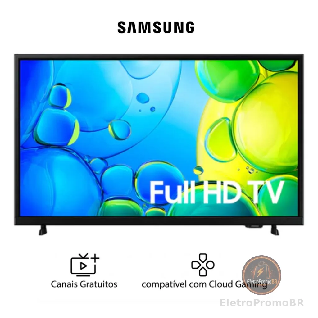 Samsung Smart TV 43 Polegadas FHD Modelo Ls43f6000fgxzd  Xbox Cloud Gaming Com Canais Gratuitos