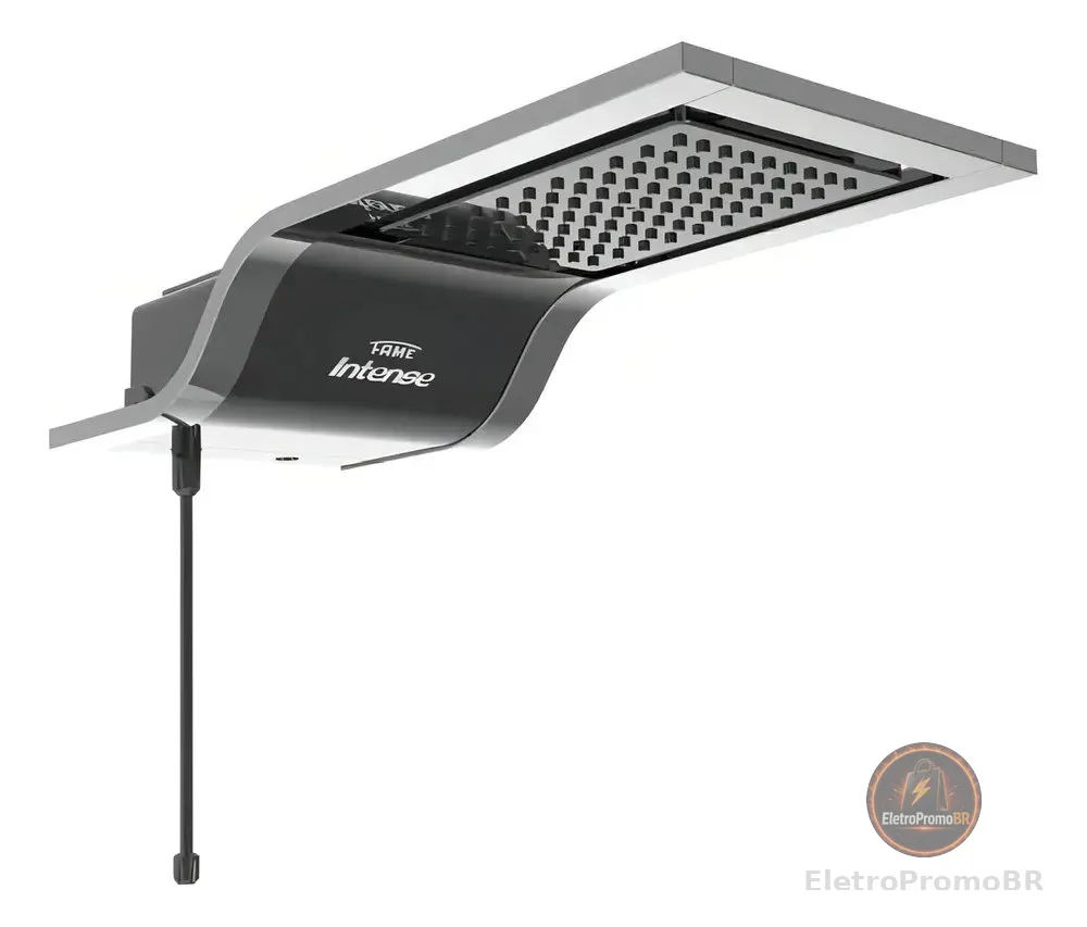 Ducha Eletrônica Intense Fame 5400w Preta E Inox Cor Preto Potência