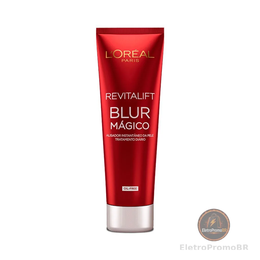 Primer Facial Efeito Blur Matte, Disfarça Rugas e Poros Instantaneamente, Revitalift Blur Mágico L'Oréal Paris, 27g
