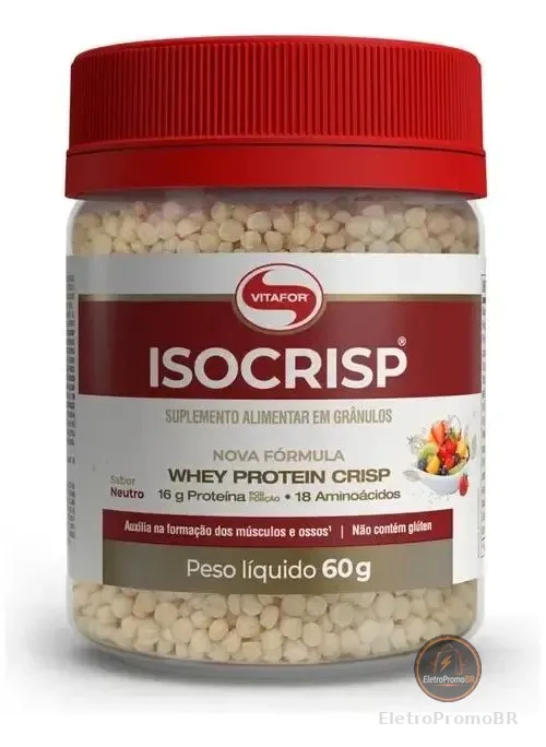 Suplemento Alimentar Isocrisp Whey Protein 60g Vitafor