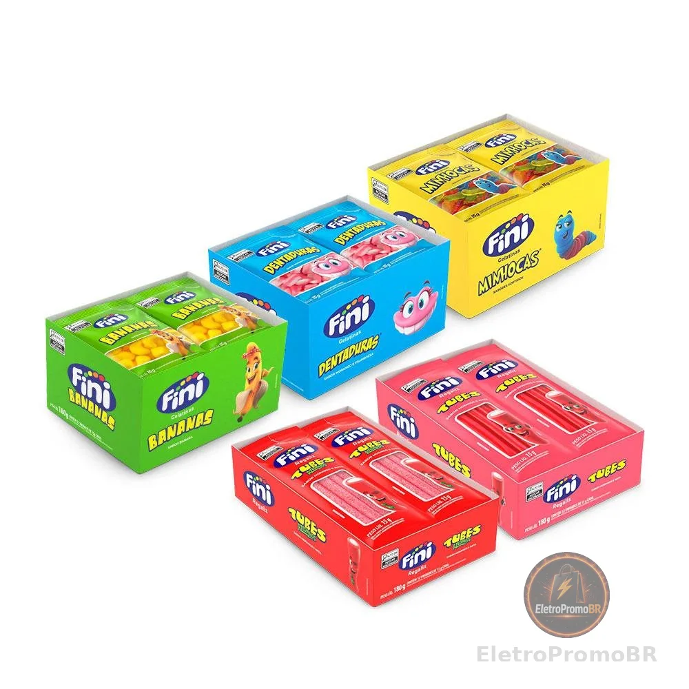 Kit Mix 60 pacotes de 15g cada - FINI