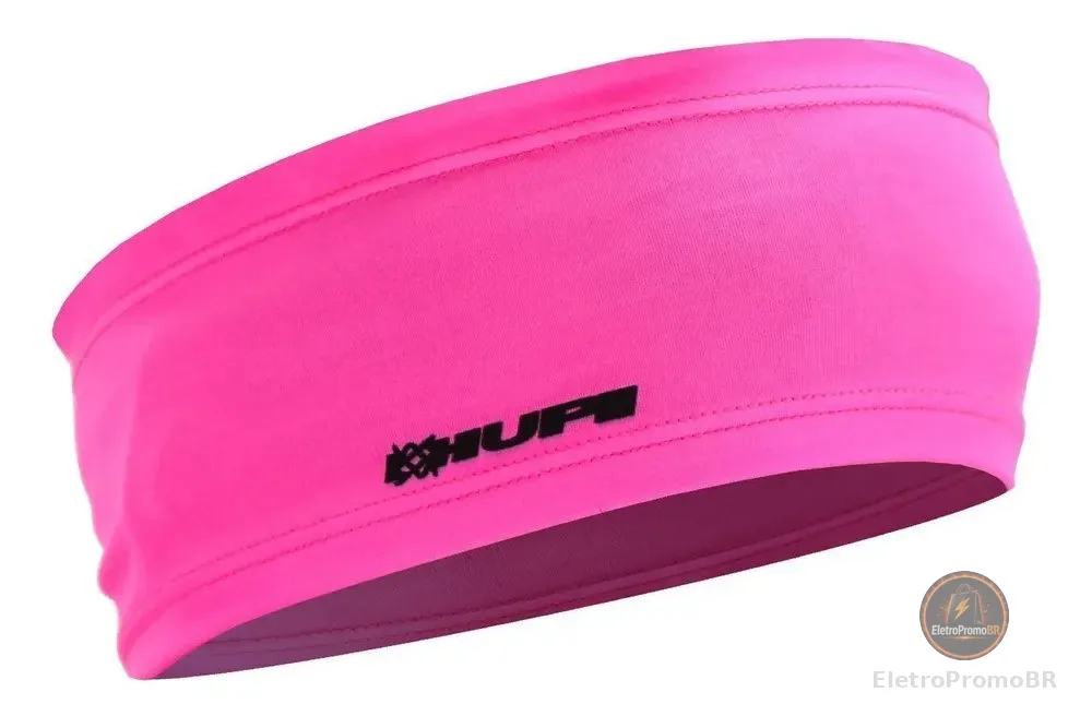 Testeira Headband Rosa Liso Hupi - Rosa Rosa Único Liso