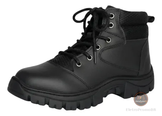 Bota Coturno Masculino Adventure Tratorado Conforto Trabalho