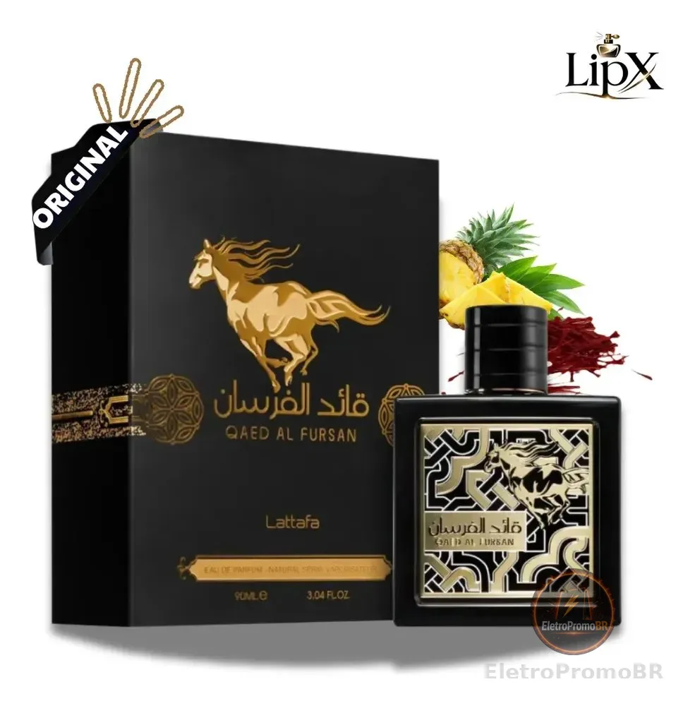 Perfume Árabe Qaed Al Fursan EDP Masculino Eau de parfum 90ML