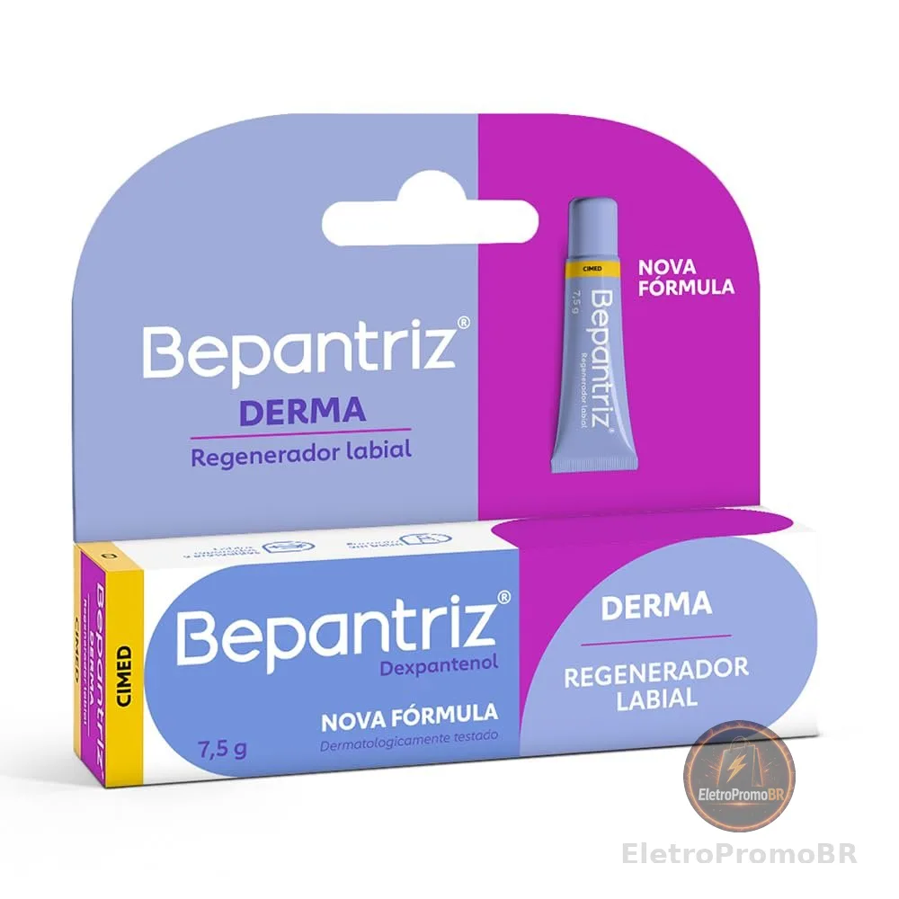 Bepantriz Derma Regenerador Labial com 7,5ml