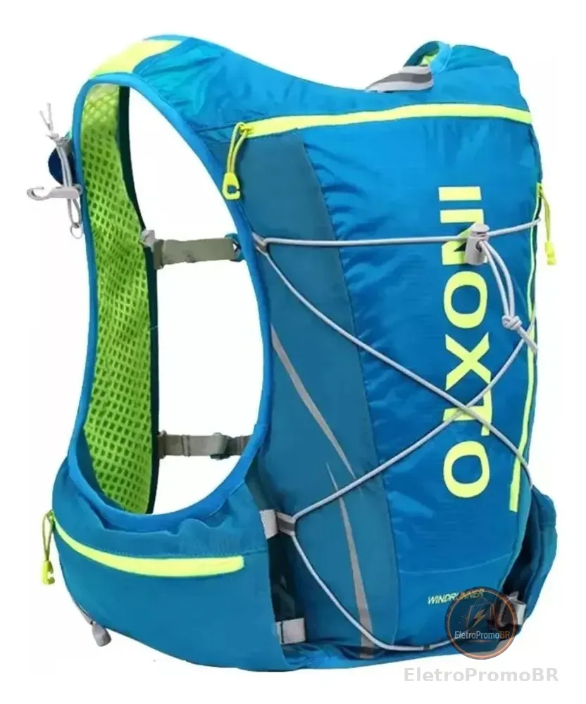 Mochila Hidratação Térmica Impermeável C/ Bolsa De Água 1,5l Azul Tamanho-g/gg