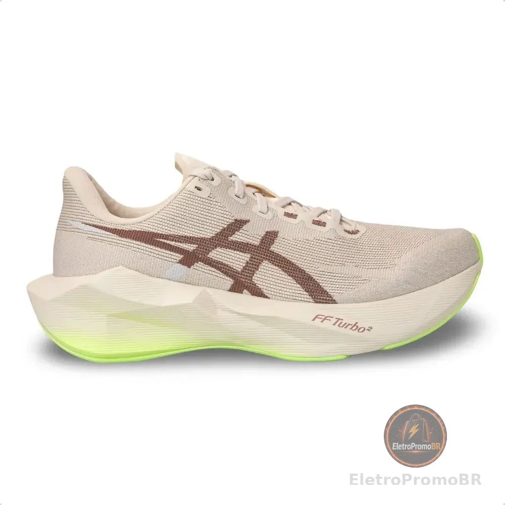 Tênis Asics Masculino Novablast 6 Corrida Performance Nude 43 Br