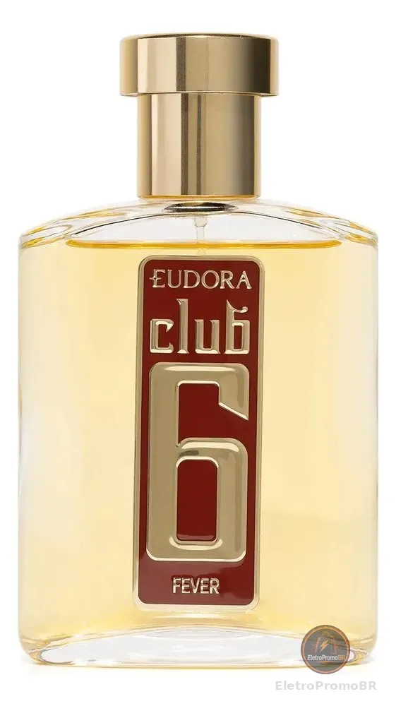 Club 6 Fever Eudora Desodorante Colônia Perfume Masculino Original 95ml