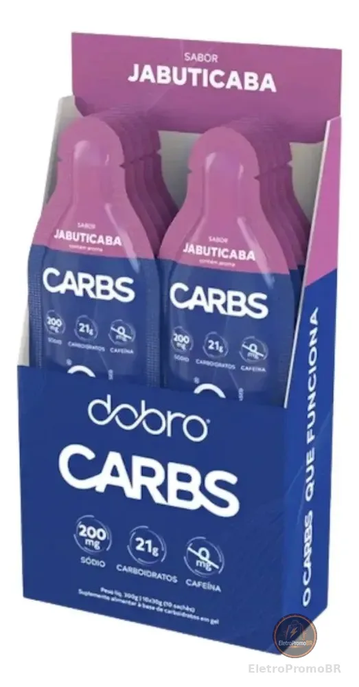 Carbs Gel sabor Jabuticaba (10un x 30g) Dobro