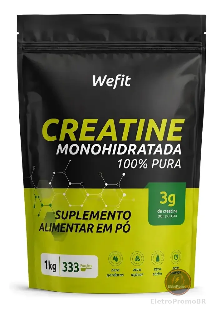 Creatina Wefit Em Pó Sem Sabor X 1kg Sem Sabor