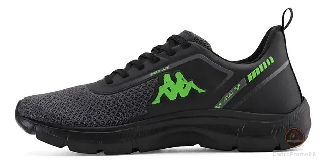 Tênis Kappa Run 200 Original Caminhada Academia