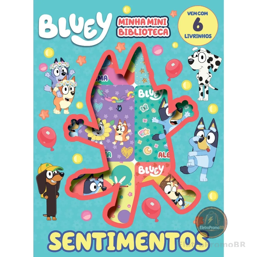 Bluey Minha Mini Biblioteca - Sentimentos