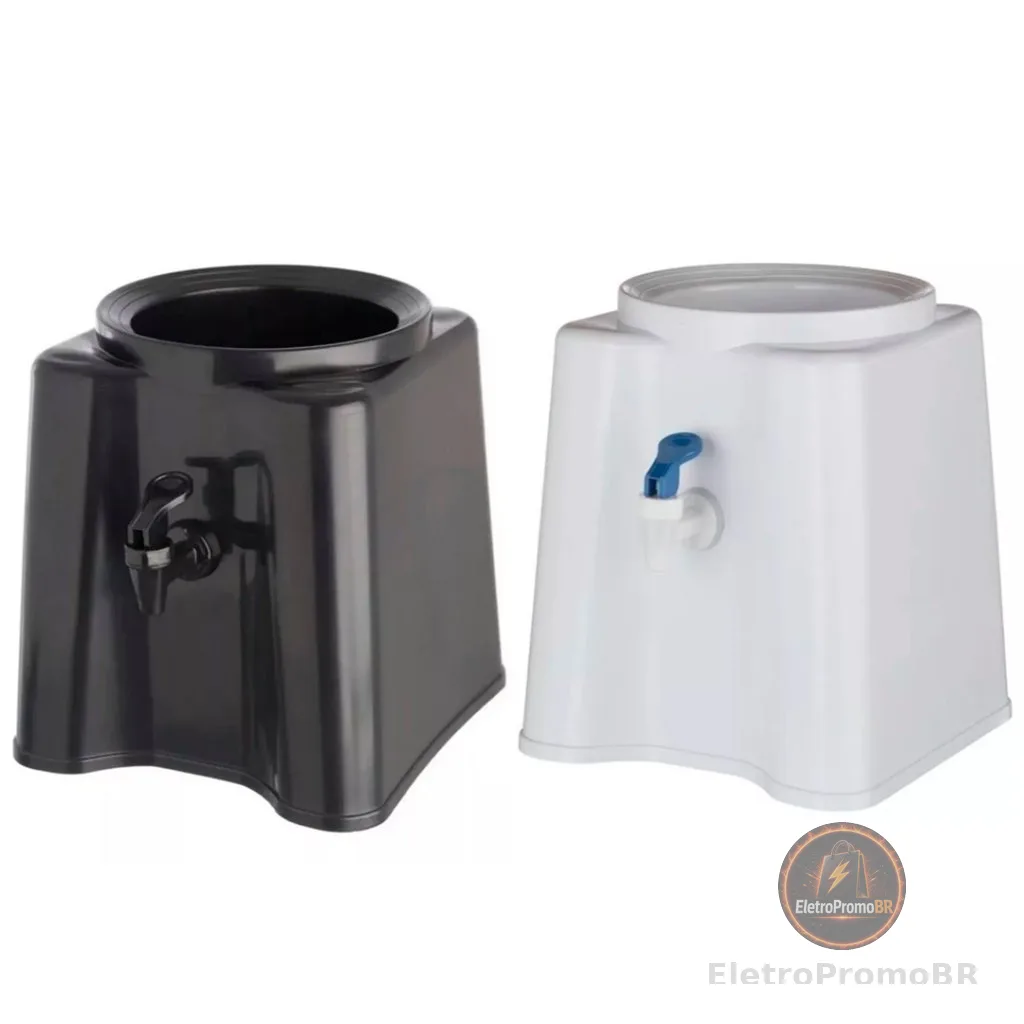 Suporte Para Água Mineral Plastico Base Para Galão Garrafão Preto