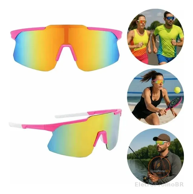 Óculos Esportivo Ciclismo Beachtenis Pesca Corrida Uv400