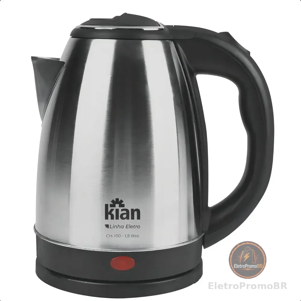 Chaleira Elétrica Kian 1,8l Inox Ch-100