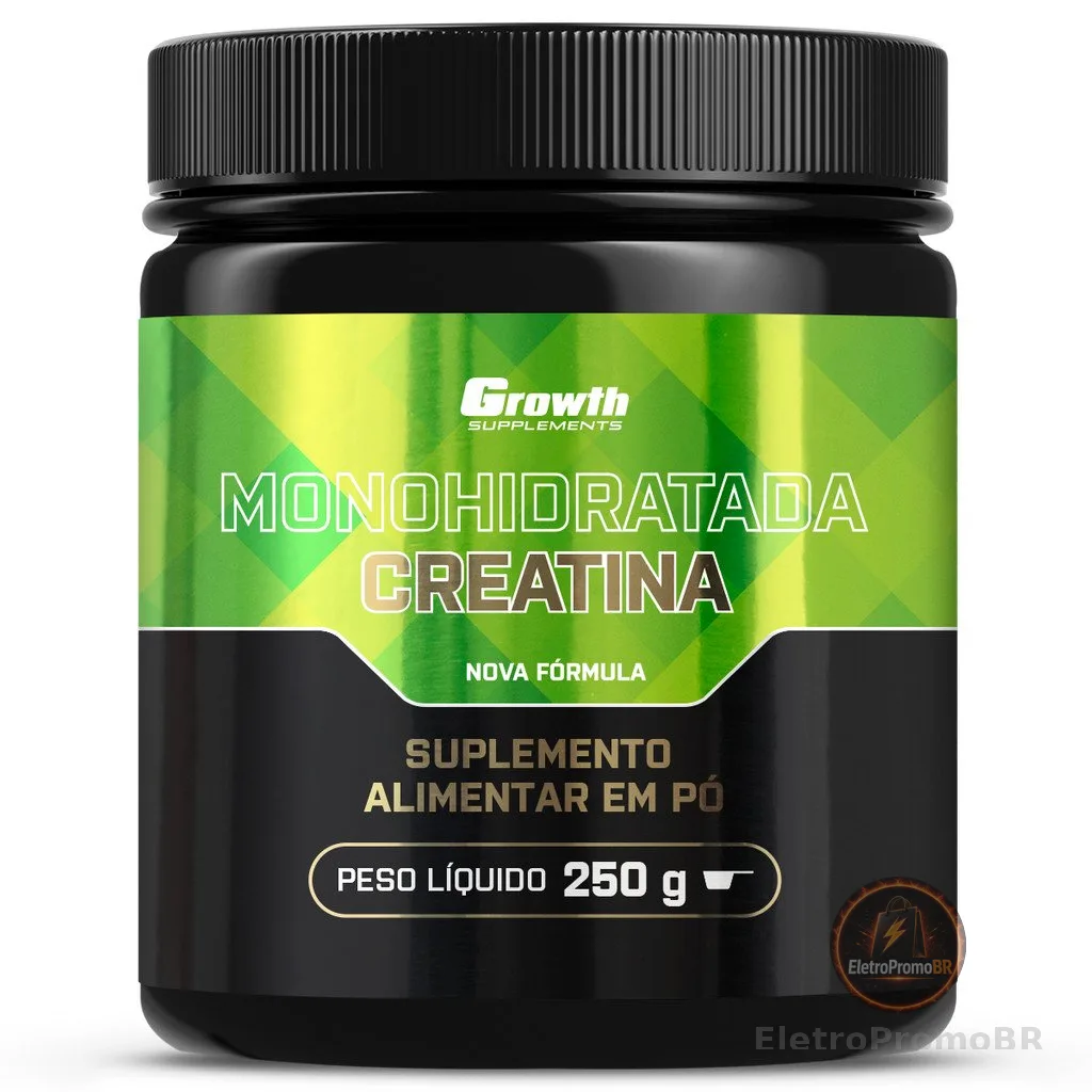 Creatina Monohidratada - Growth Supplements - Sem sabor em pó