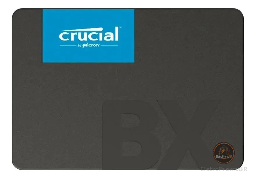 Ssd 1tb Sata Iii 2,5 Pol. Crucial Bx500 Ct1000bx500ssd1 Velocidade De Leitura Até 540mb/s Disco Sólido Interno