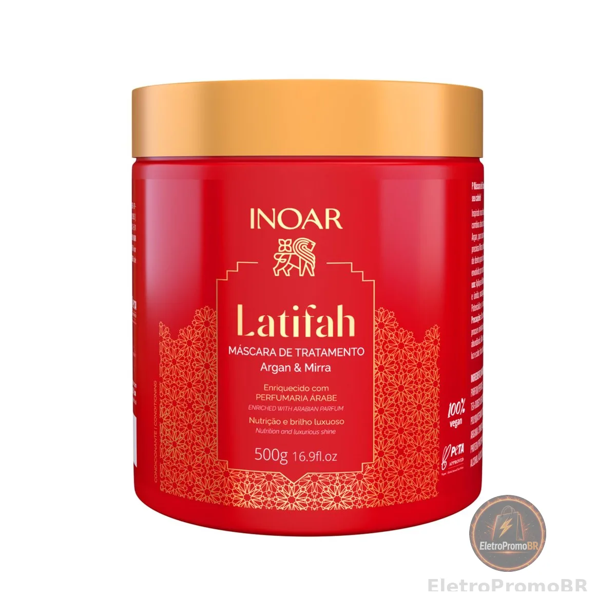 Inoar, Latifah Máscara Argan E Mirra 500g