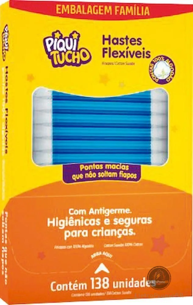 HASTES FLEXIVEIS PIQUITUCHO CARTUCHO 138 UNIDADES