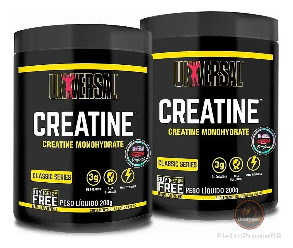 Suplemento Em Pó Universal Combo Creatina 400g (200g+200g) Universal Nutrition
