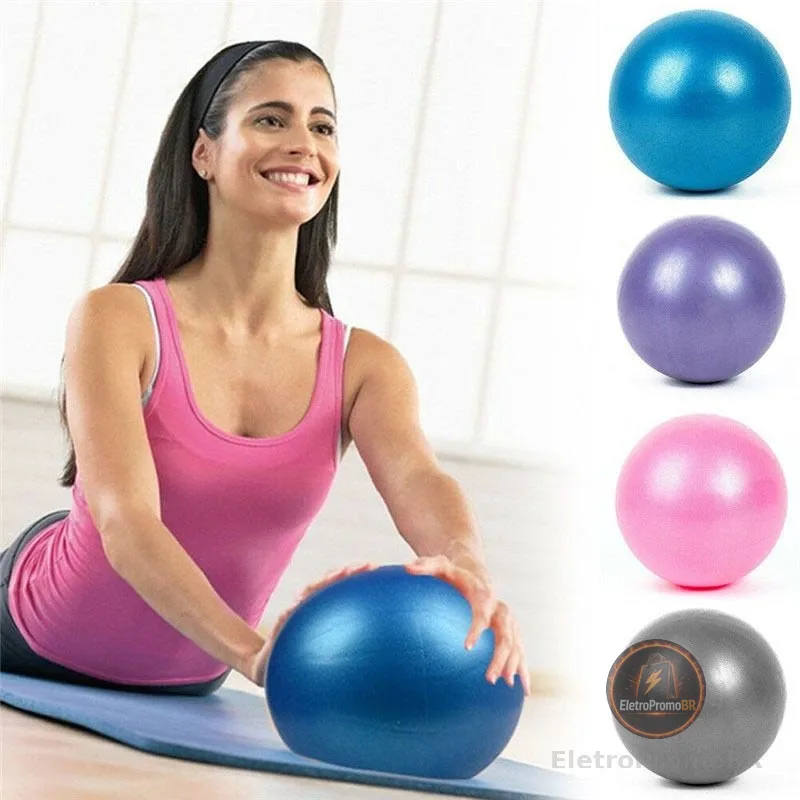 Mini Bola Exercício 25cm Yoga Pilates Ginastica De PVC