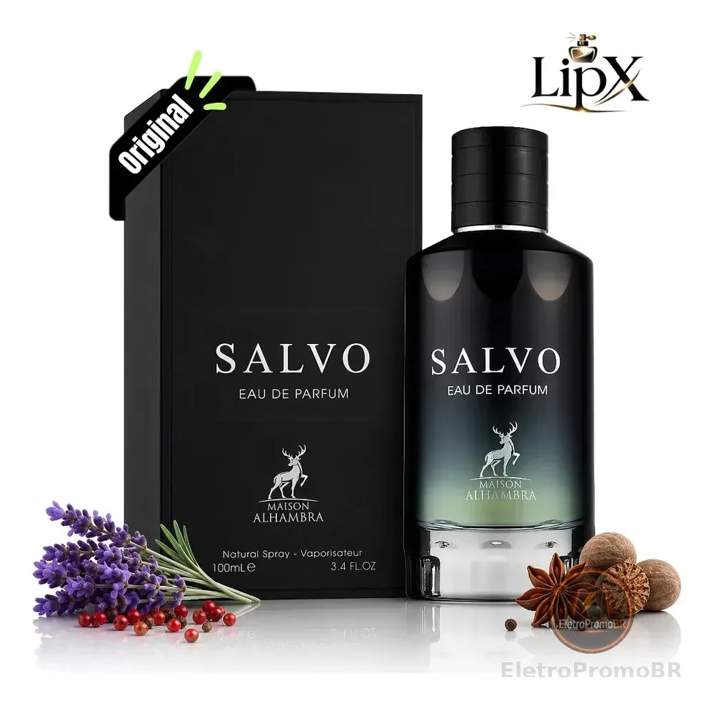 Perfume Masculino Arabe Salvo Eua De Parfum Alhmabra 100ml Original C/ Nf