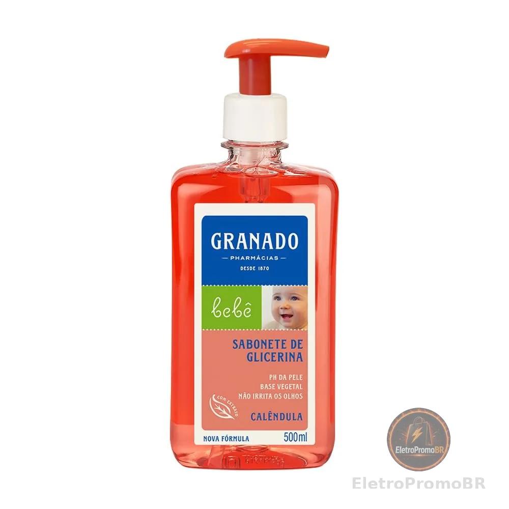 Granado Sabonete Líquido Bebê, Calêndula, 500ml