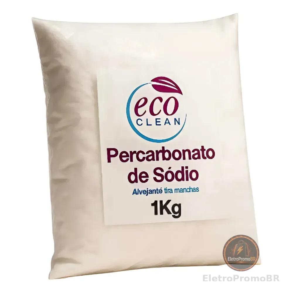 Percarbonato De Sódio 100% Puro 1kg Tira Manchas Roupas