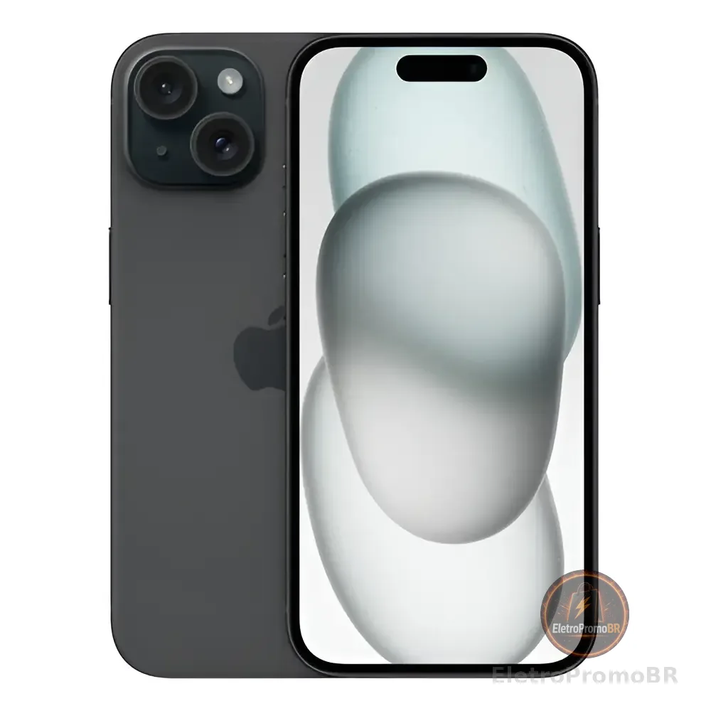 Apple iPhone 15 (128 Gb) - Preto - Distribuidor Autorizado