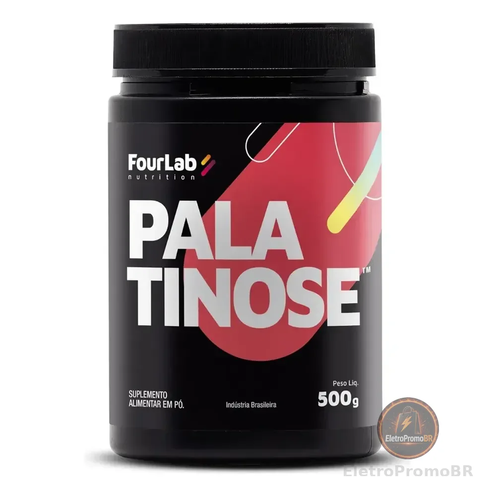 Suplemento Palatinose Esportivo Fourlab 500g Neutro Sem Glúten Vegano Palatinose Fourlab Neutro