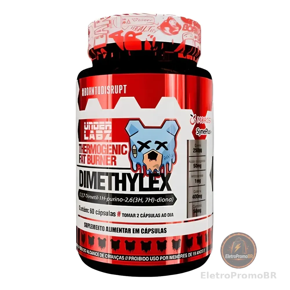 Dimethylex 60 Cápsulas Under Labz Sem Sabor