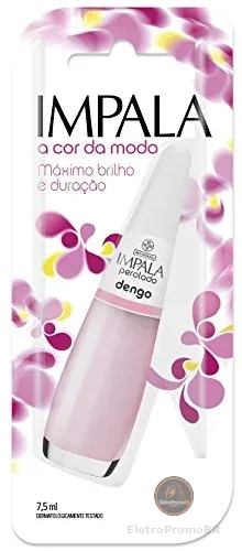 Esmalte Perolado Dengo, Impala Cosmeticos, Rosa