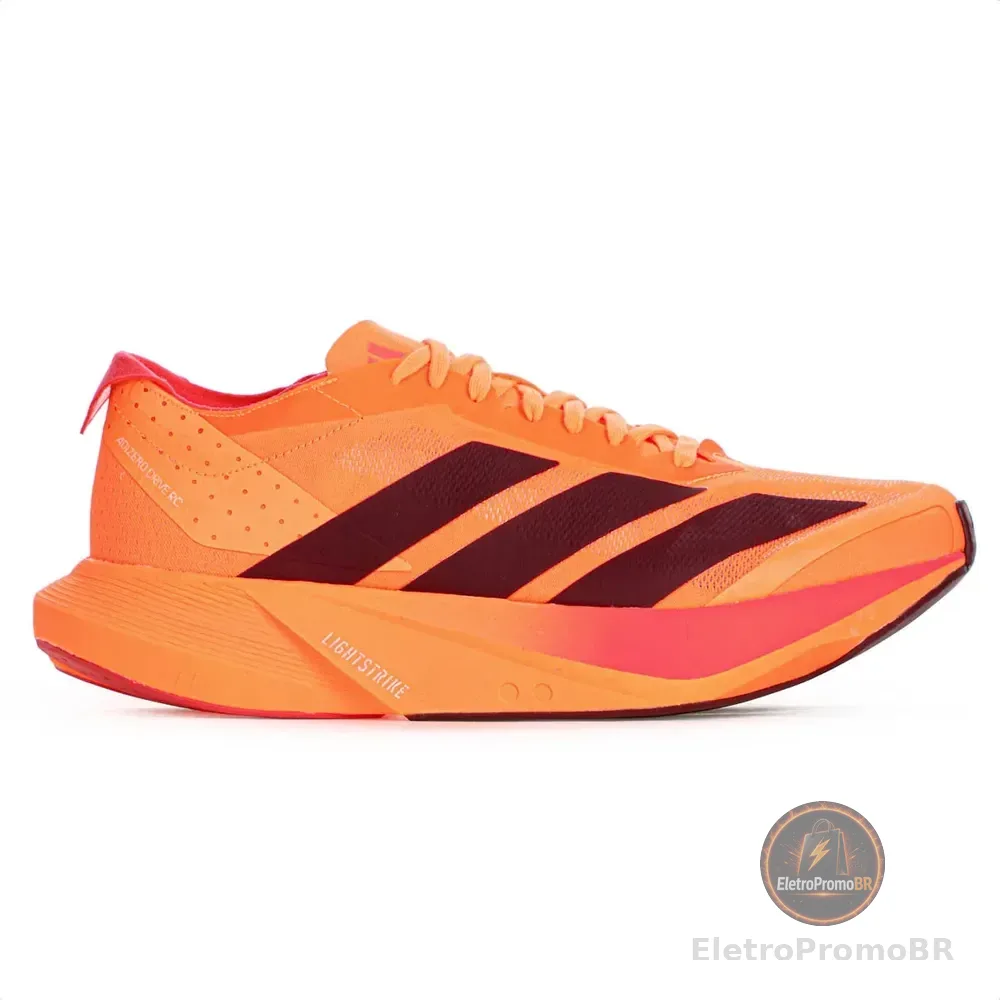 Tênis adidas Treino Leveza Leve Meia Corrida Rua Potencia Laranja 42 Br