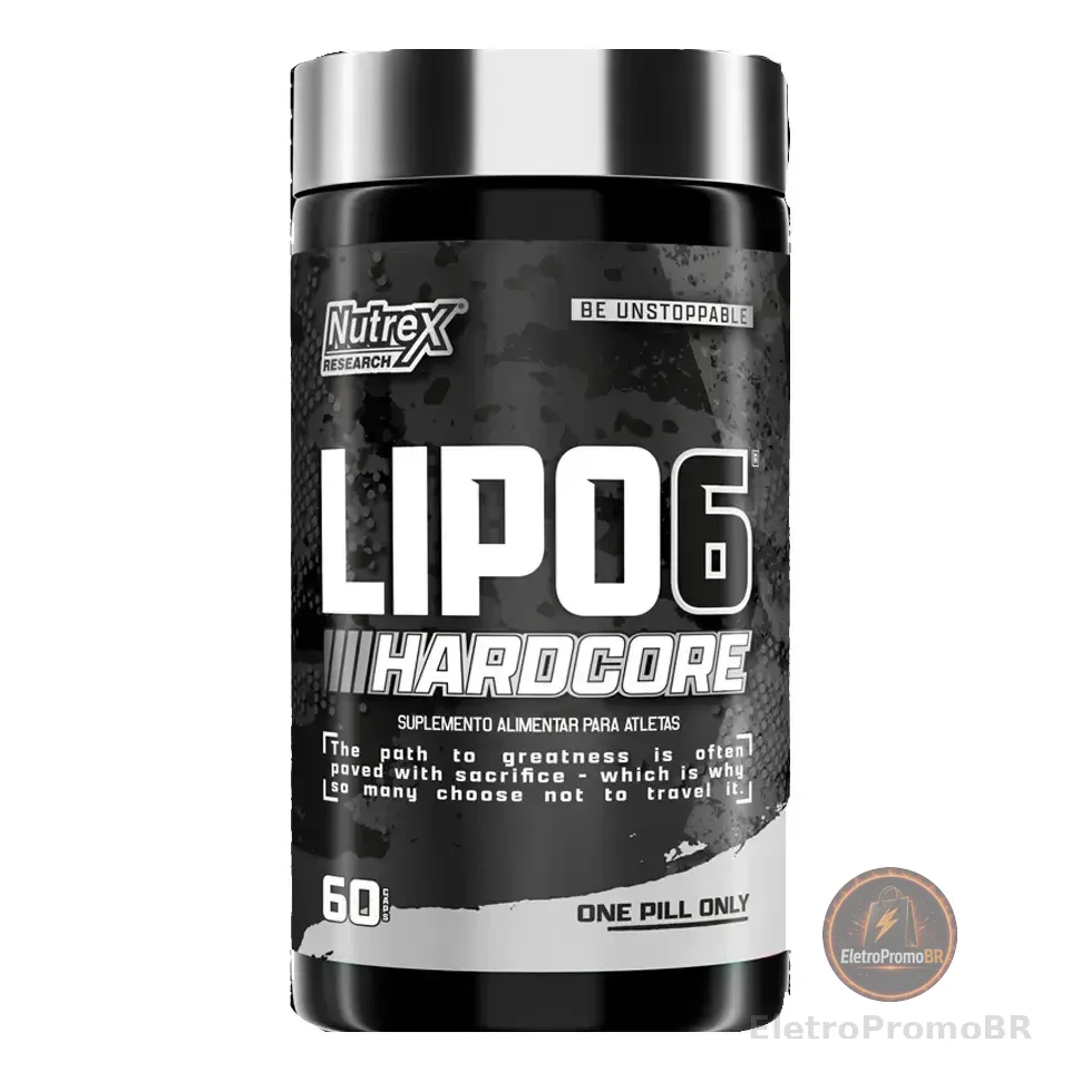 Termogenico Nutrex 6 Hardcore 60 Caps Nutrex Sabor Sem Sabor Nutrex Research