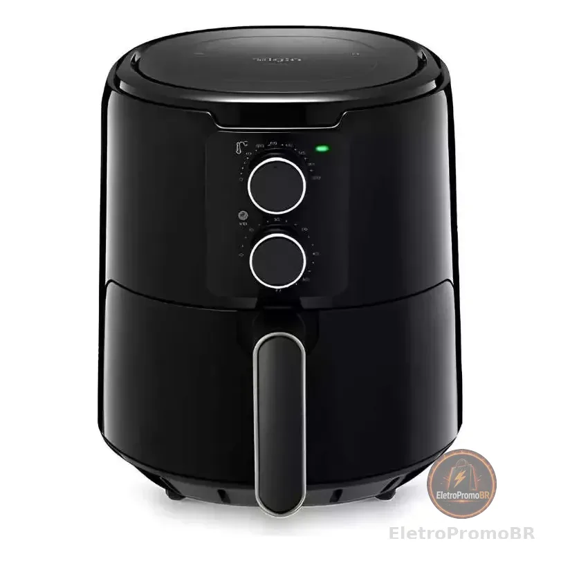 Fritadeira Elétrica Cube Fry Elgin 4,2 L Airfryer Preto 127v