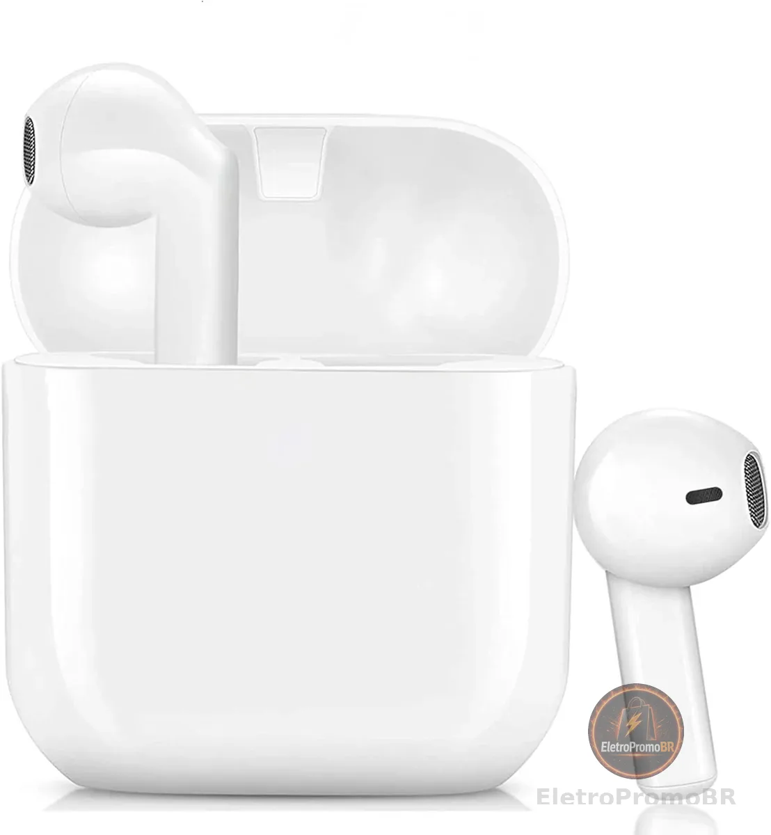 Fone De Ouvido Sem Fio Bluetooth Compatível Todos Celulares Graves Profundos Com Microfone e Redução de Ruído Wireless Academia Corrida Musicas Graves Potentes Controle Touch Linha Premium