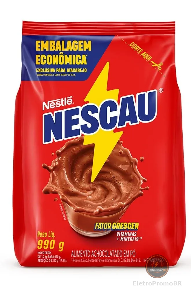 Achocolatado Pó Nescau 990g Sachet