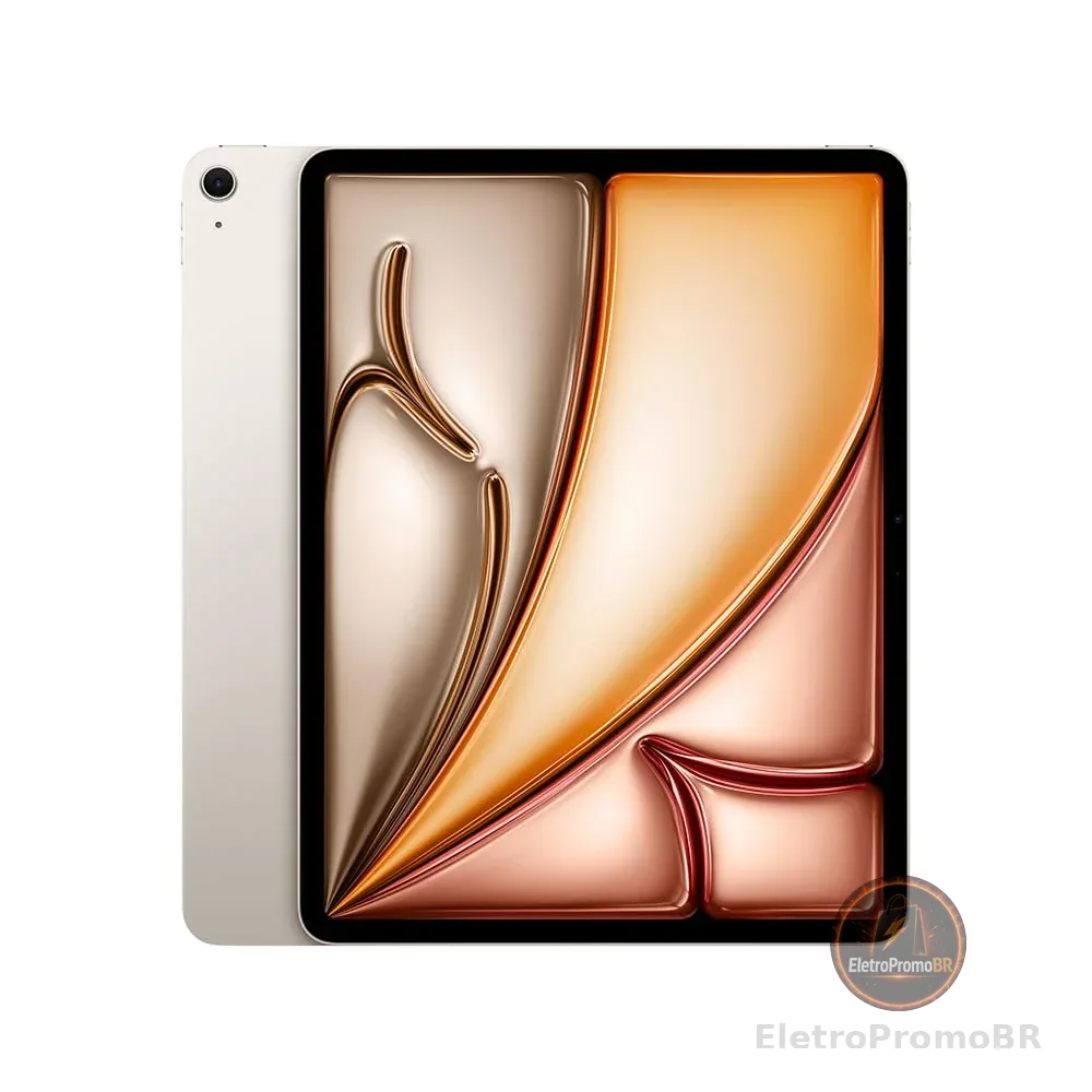 Apple 2025 iPad Air de 13 polegadas (Wi-Fi, 128 GB) - Luz das estrelas (M3)