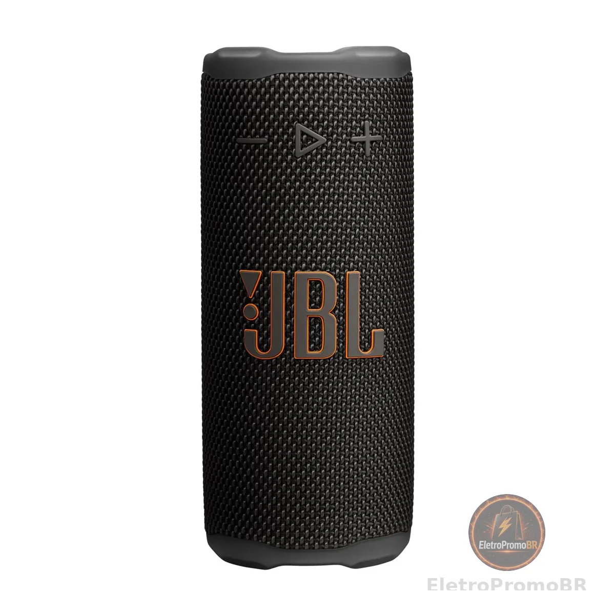 JBL, Caixa de Som, Grip, Bluetooth, Portátil, À Prova D'água e Poeira, Bateria de até 46h, Auracast, Som JBL Pro, AI Sound Boost, 16W RMS - Preta