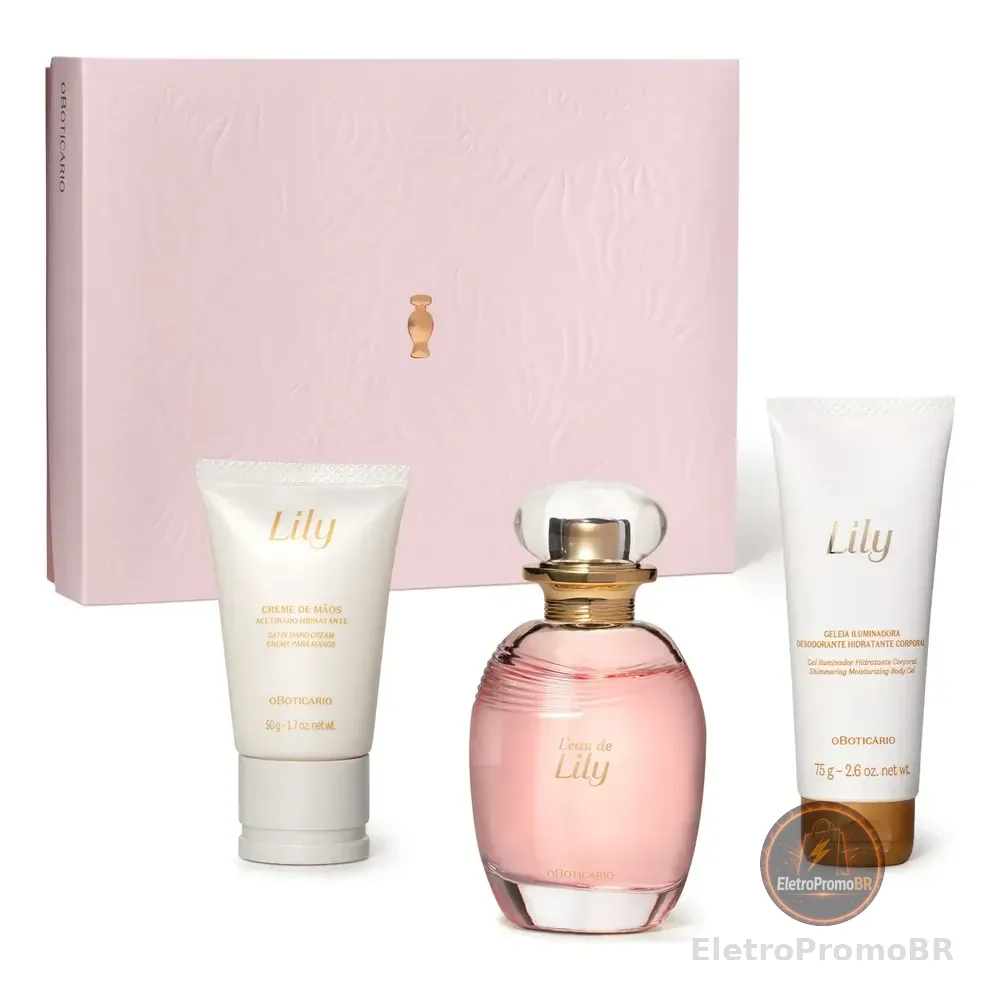 O Boticário Kit Presente Lily Soleil (3 Itens)