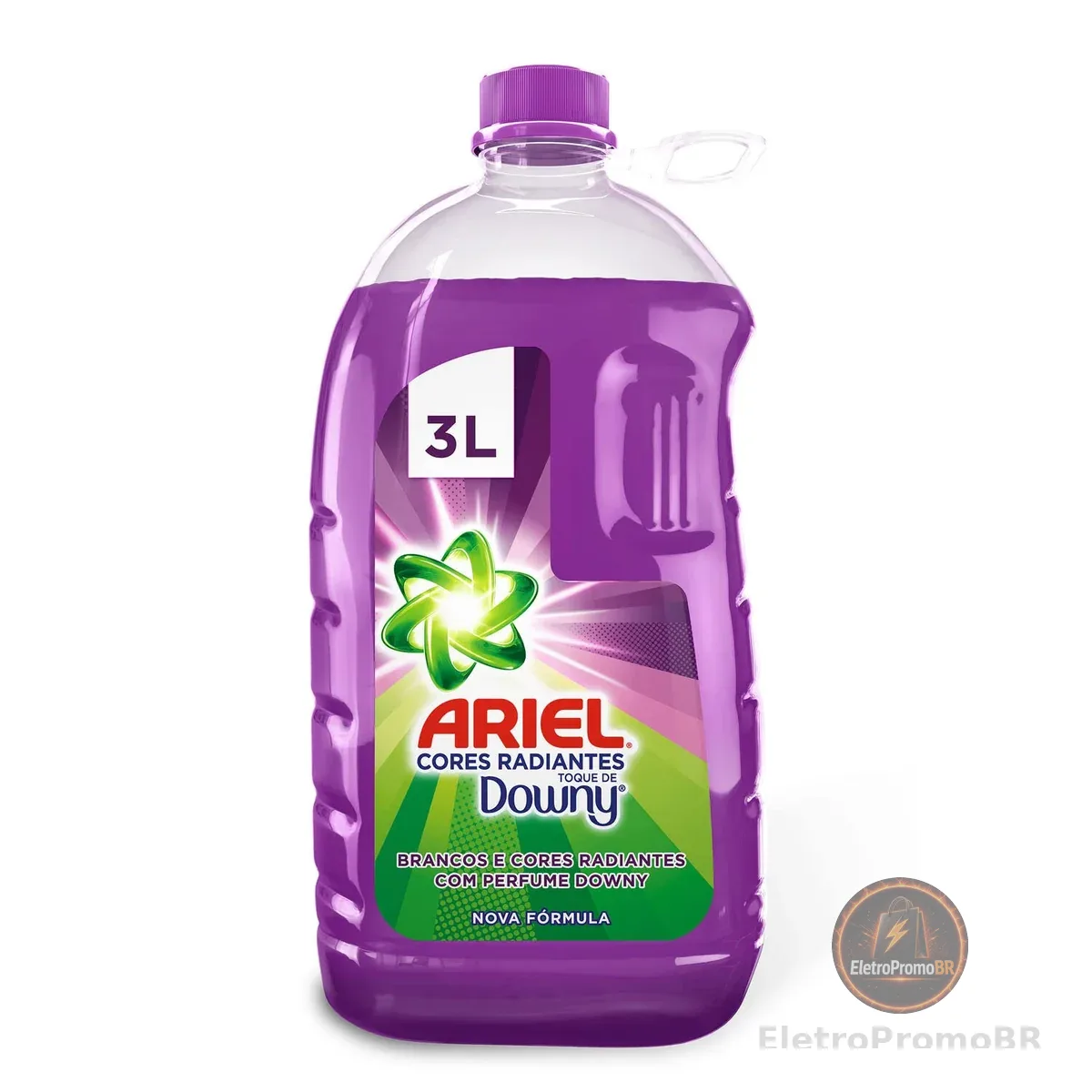 Ariel Sabão Líquido Cores Radiantes Toque de Downy 3L