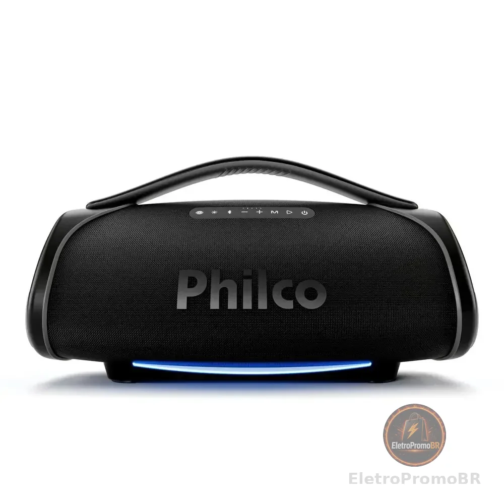 Caixa De Som Boombox Philco Extreme Bluetooth V.5.4 300w Pbx01 Preto 127/220v
