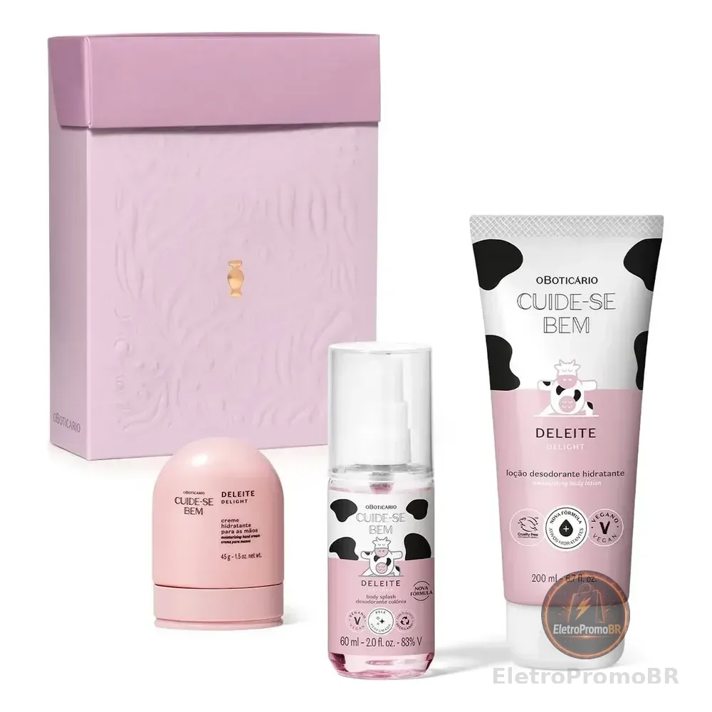 Presente Feminino Kit Cuide-se Bem Deleite O Boticário