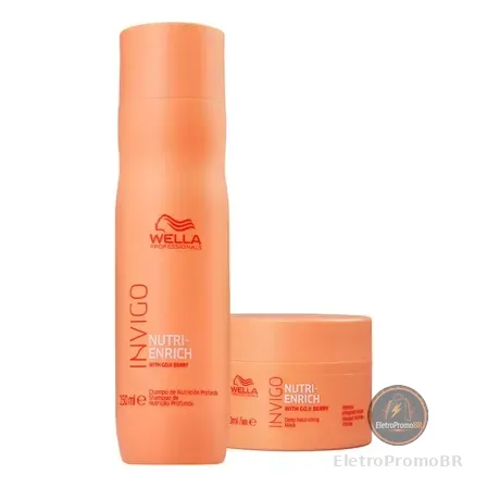 Kit Wella Professionals Invigo Nutri-enrich Shampoo Máscara