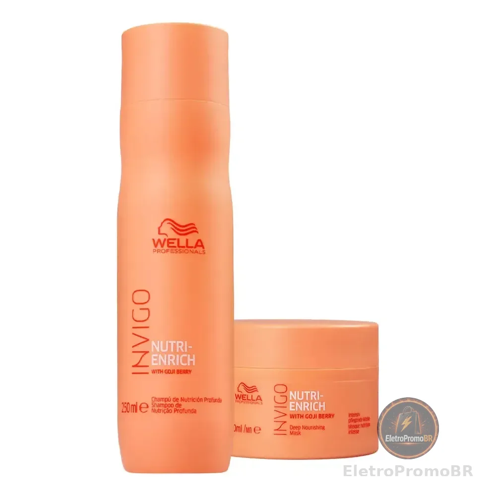 Kit Wella Professionals Invigo Nutri-enrich Shampoo Máscara