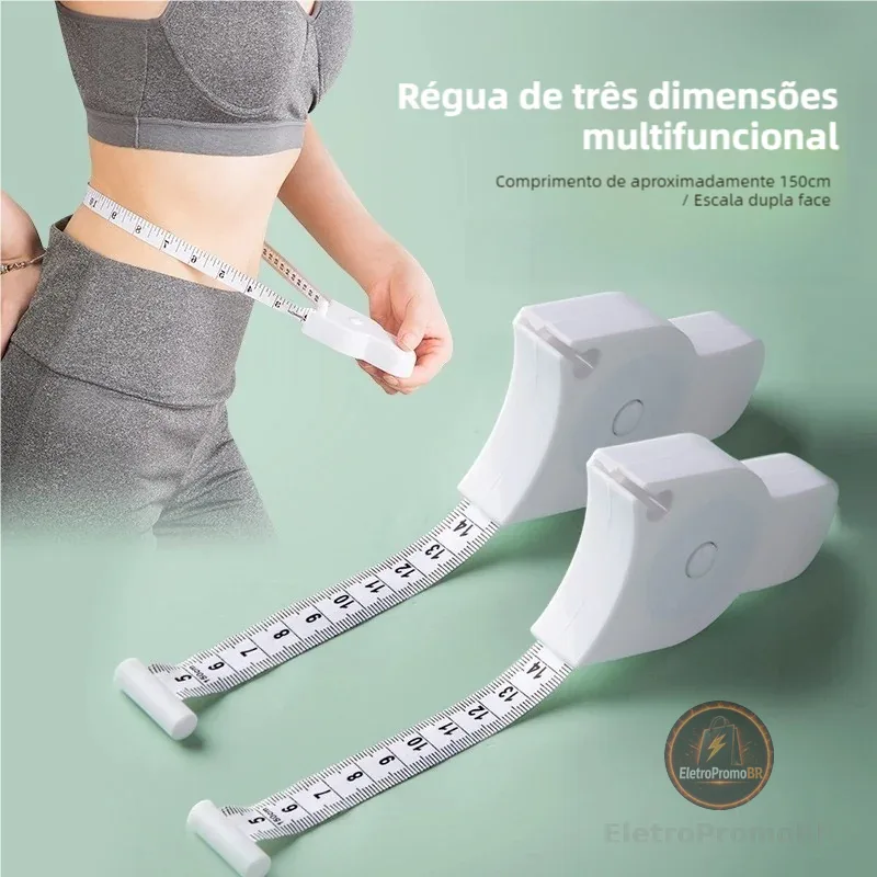 Fita De Medição Corporal/Fita Métrica Antropométrica Corporal Com Cálculo De Imc Da