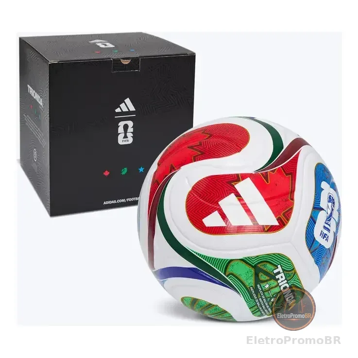 Bola adidas Campo Copa Do Mundo 2026 Trionda League Box Branco