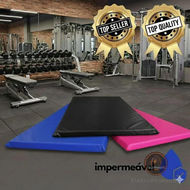 Colchonete Academia Treino Fitness Abdominal espuma D26 *90x40x2cm*